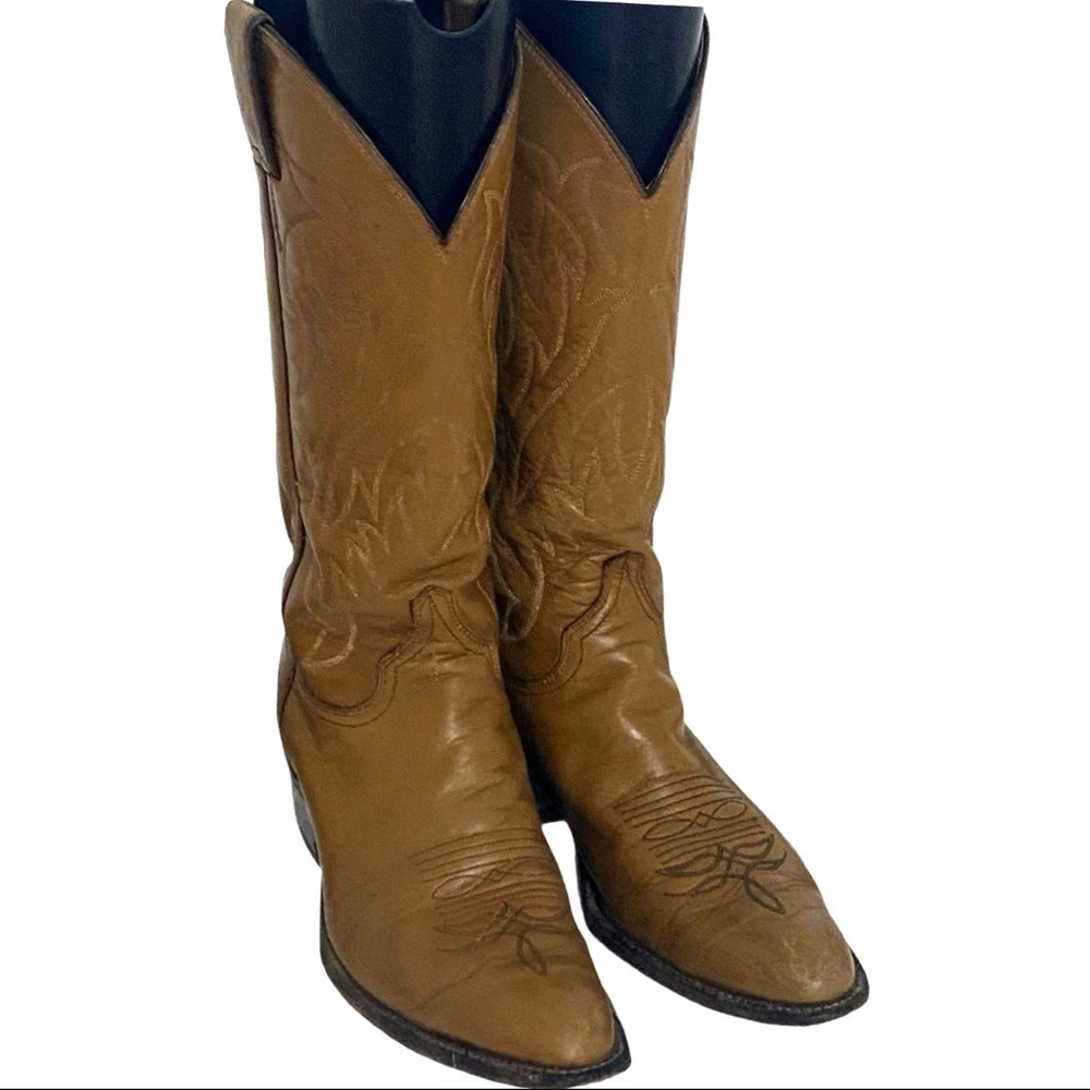 Justin Boots Brown Cowboy Western Boots
